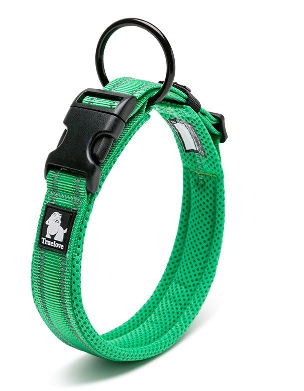 Heavy Duty Reflective Collar Grass Green L - NuSea